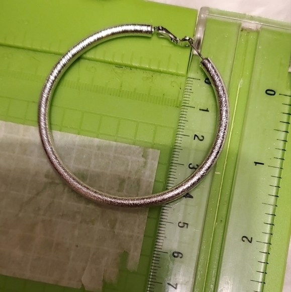 Huge Silver Hoops NEW - Picture 5 of 5